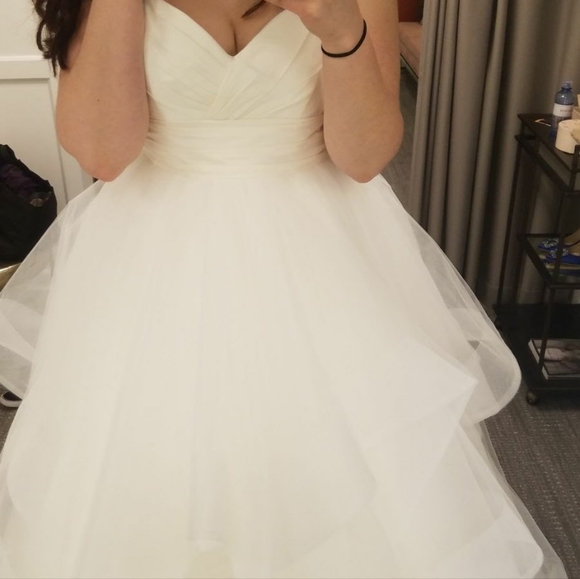 Londyn Gown (altered size 12) by Hayley Paige - Picture 2 of 10